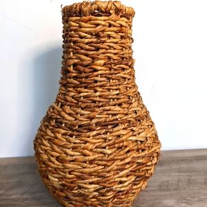 Seagrass Woven Vase